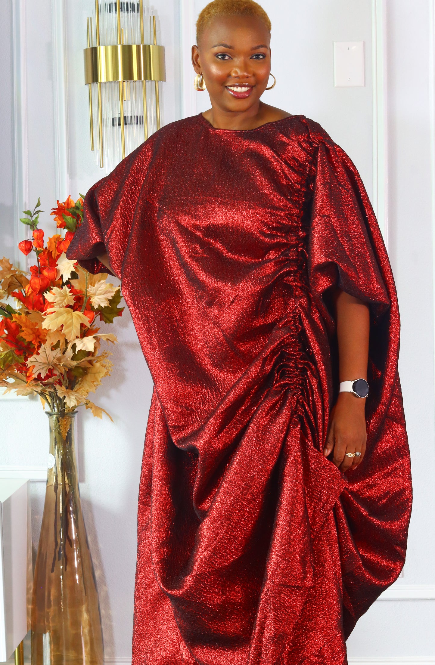 Ibukun Bubu kaftan with side ruch
