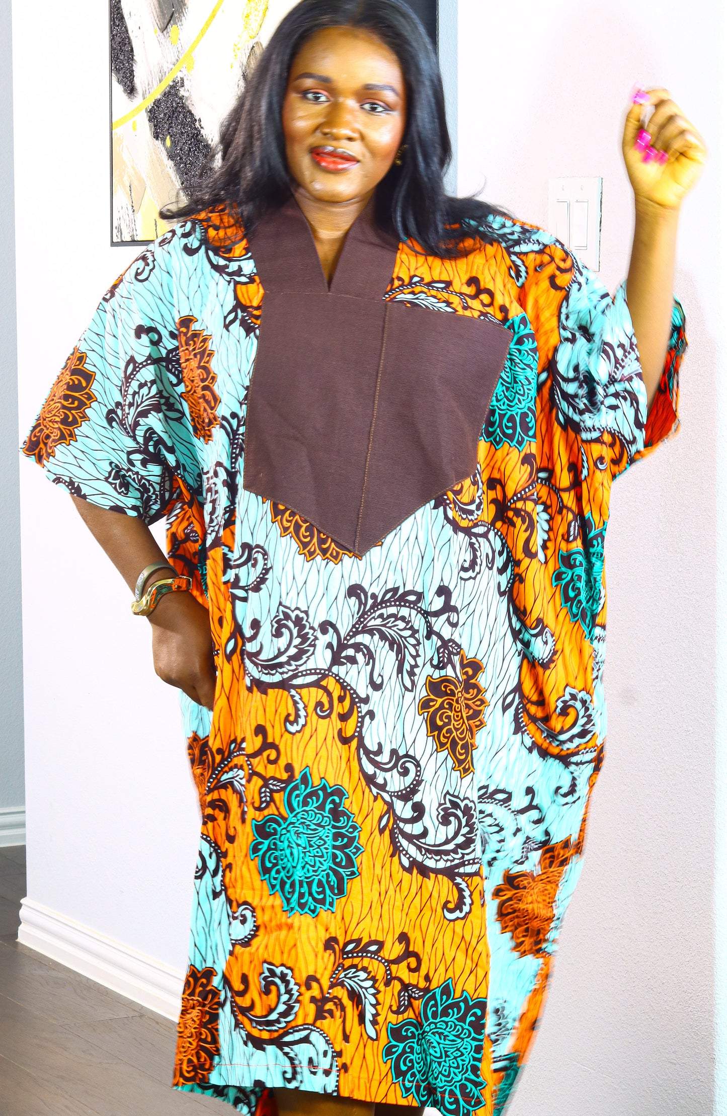 Flowery comfy women Bubu