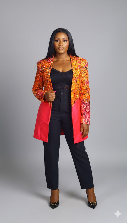 Obehi Ankara women’s blazer Jacket