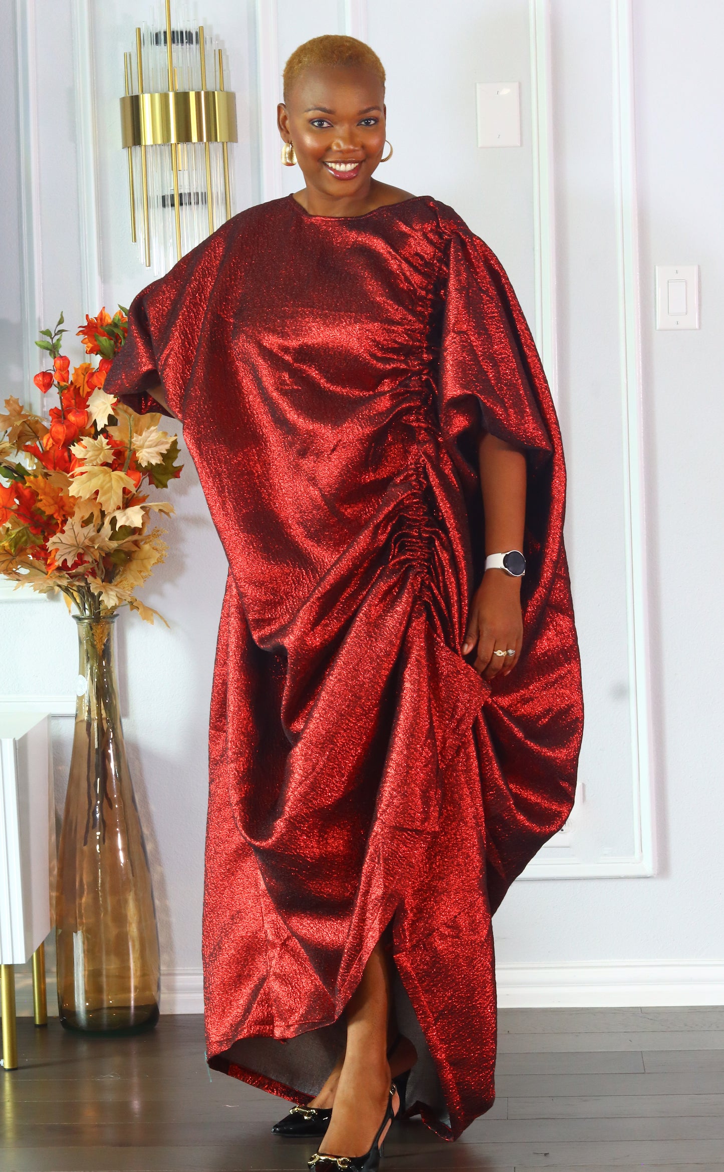 Ibukun Bubu kaftan with side ruch