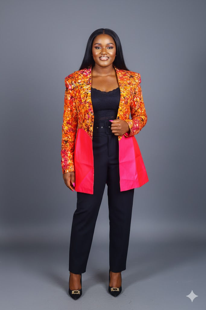 Obehi Ankara women’s blazer Jacket