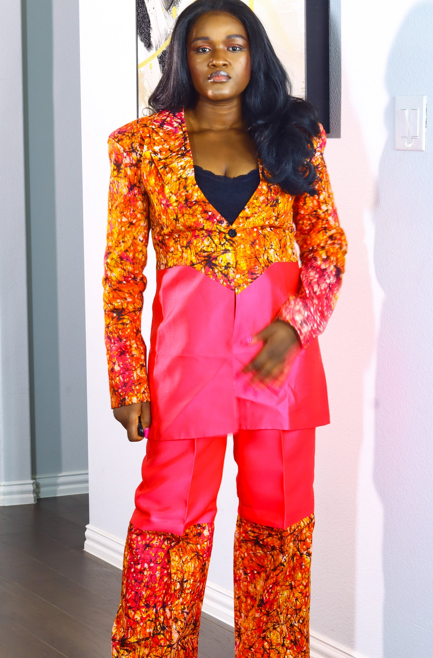 Obehi Ankara women’s blazer set