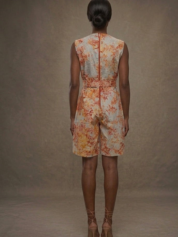 Azelia Adire aso oke combo Romper