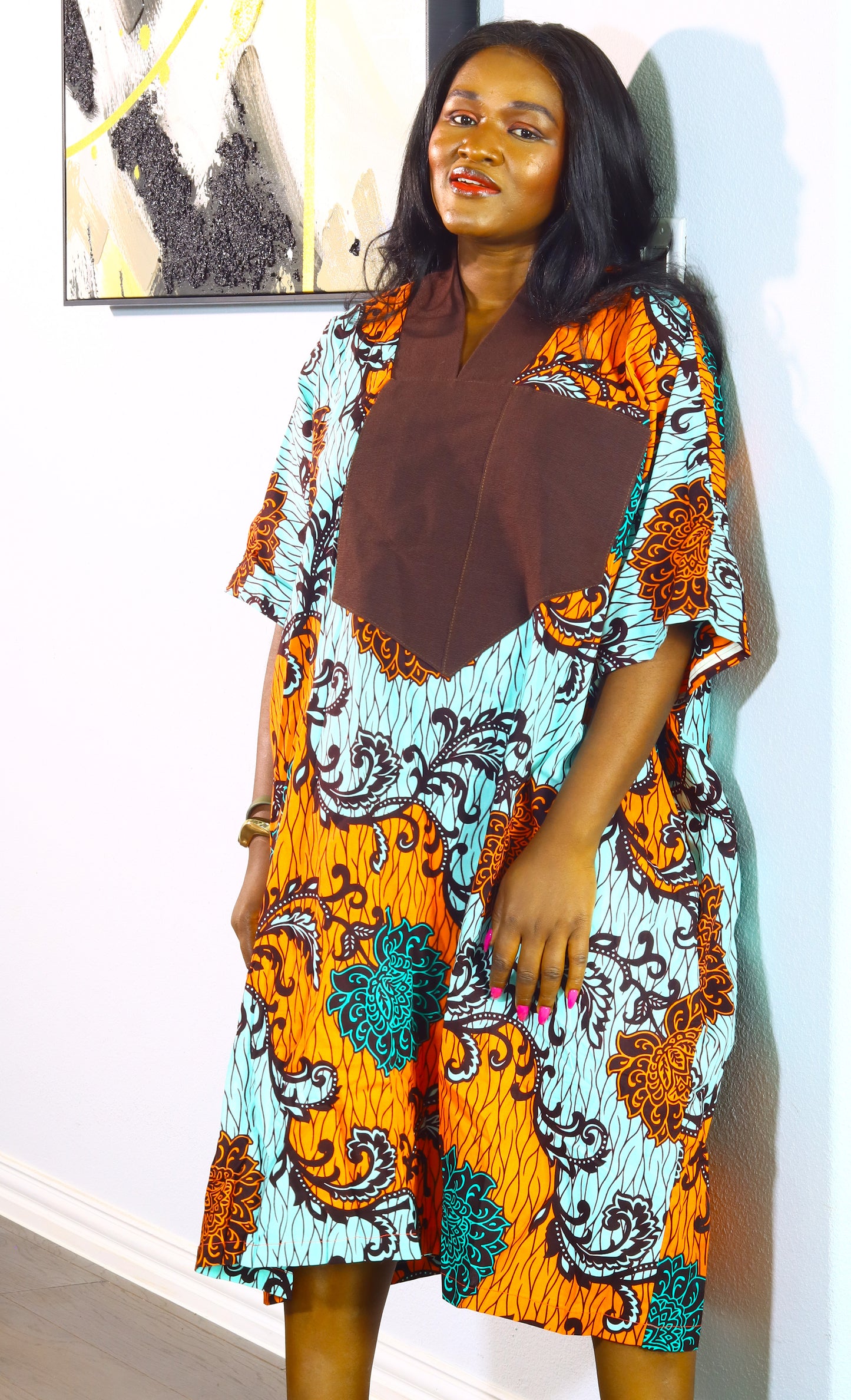 Flowery comfy women Bubu