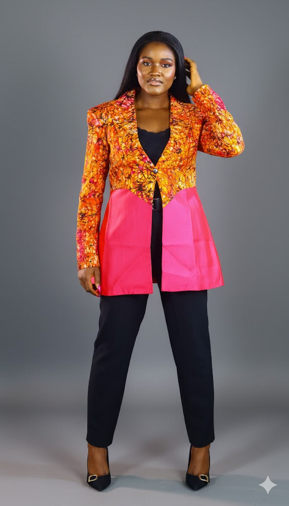 Obehi Ankara women’s blazer Jacket