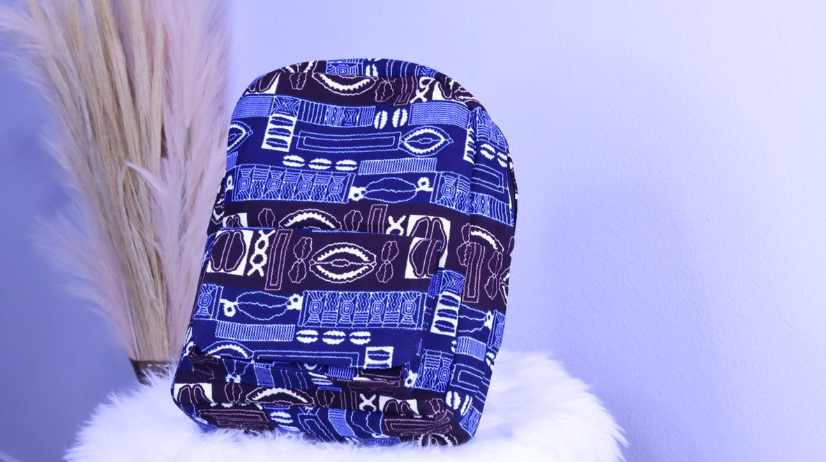 african backpack for kids Asake African print mudcloth culture backpack for kids – Oriirewa