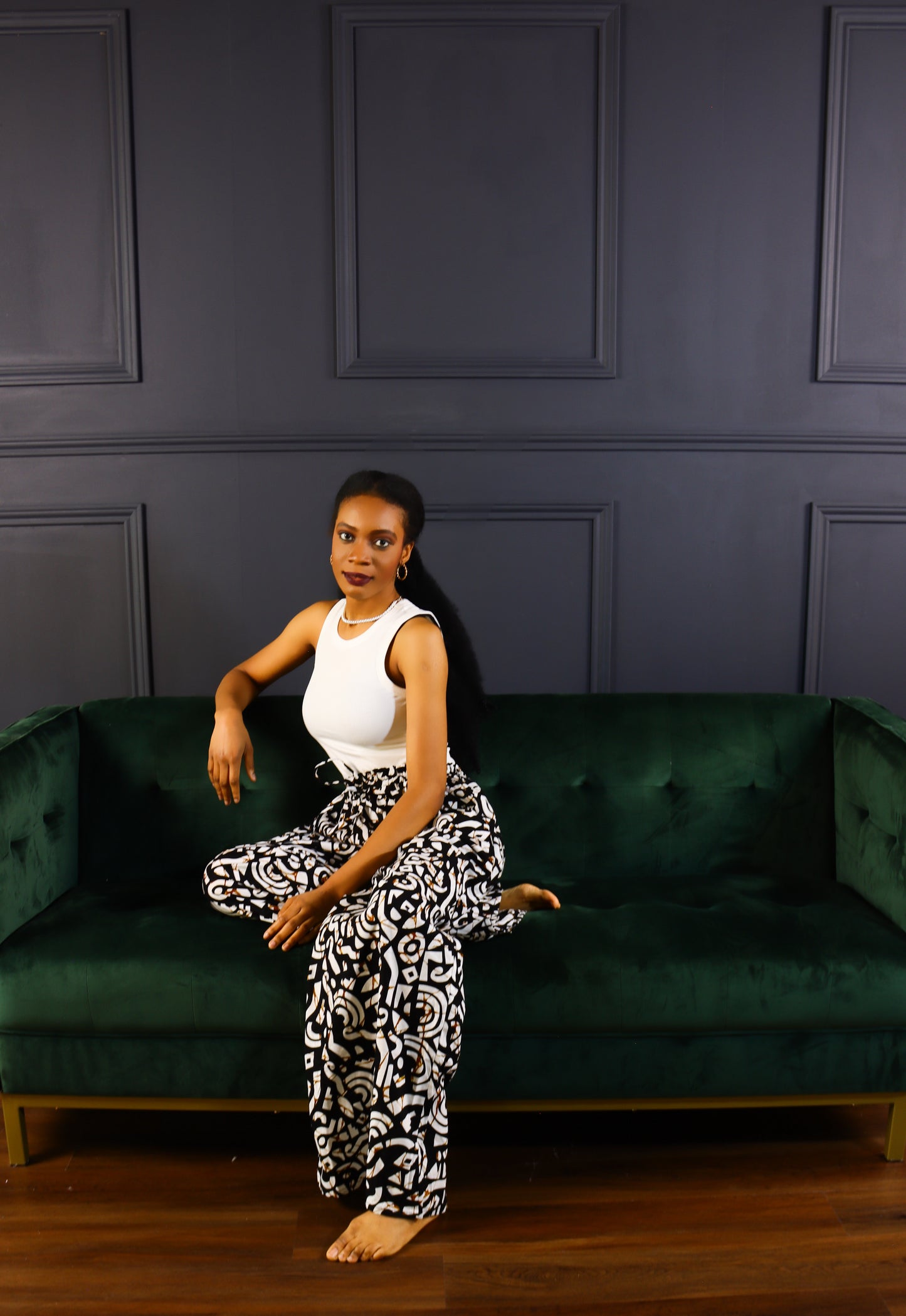 Torewa ankara baggy palazzo pants
