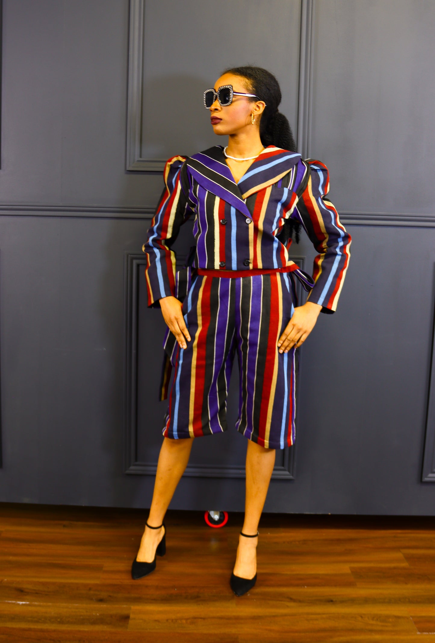 Iruwe Aso oke two piece Jackets and pants