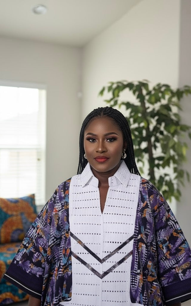 Olukemi Adire Bubu Kaftan