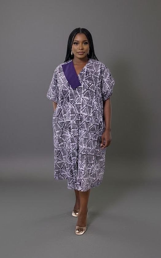 Nnena Adire comfy women kaftan