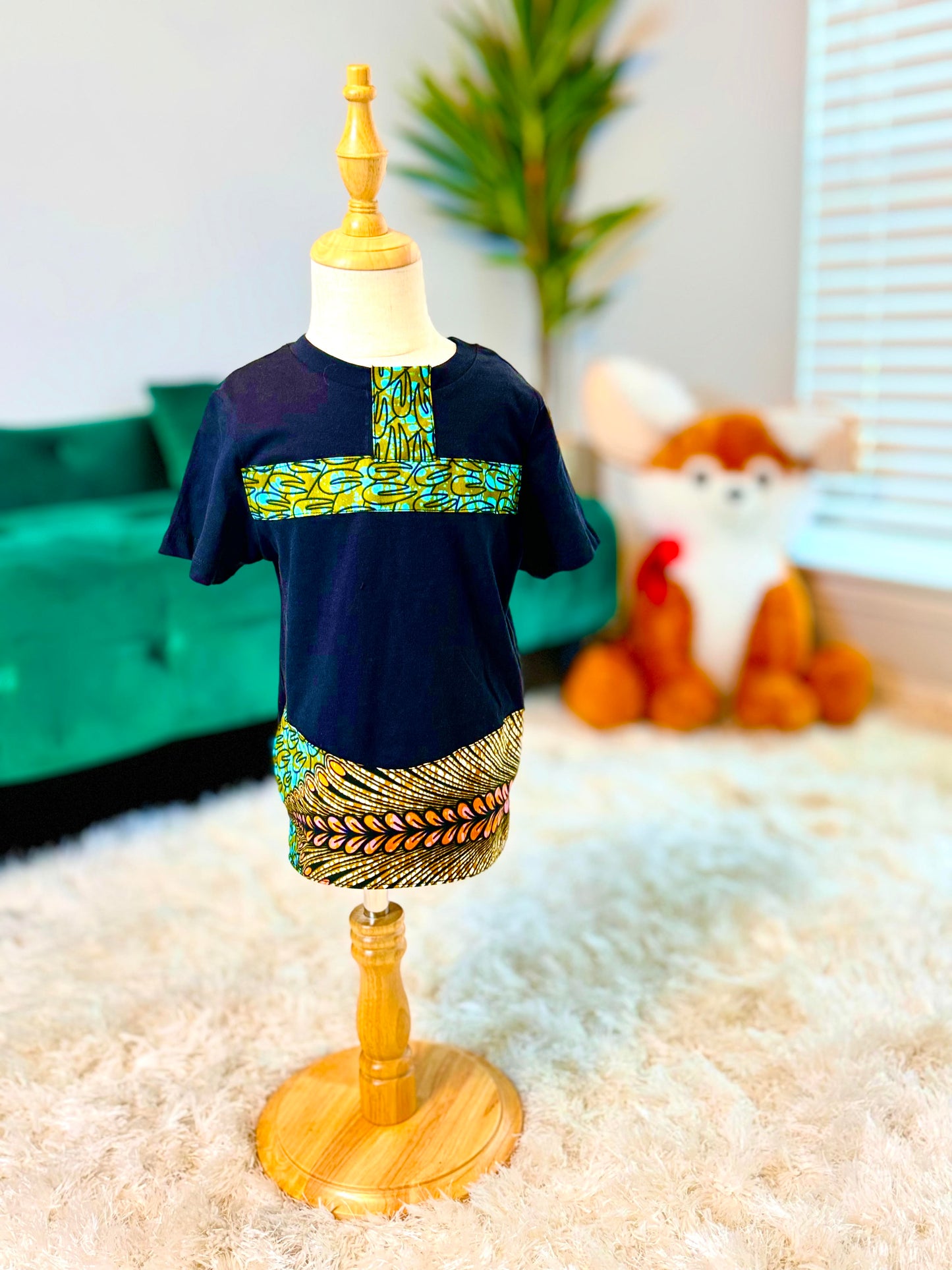 Farati kids African print cotton Tshirt