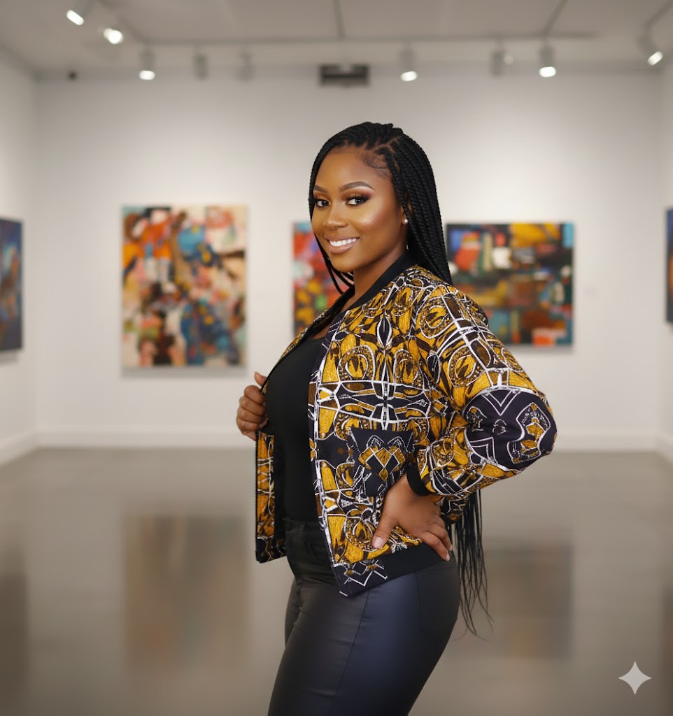 Adesola African print Unisex Button down Jacket