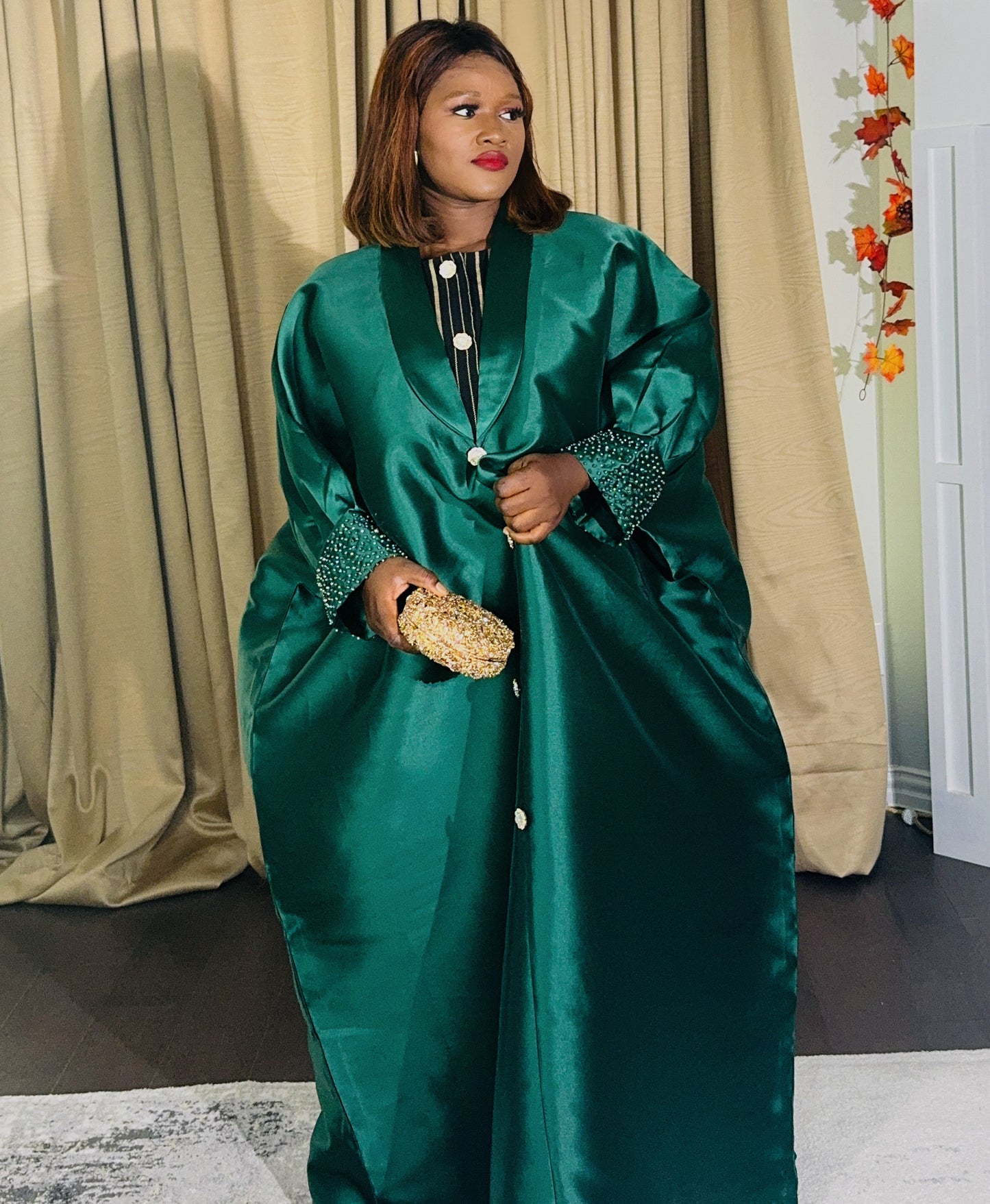 Olaedo Luxury African rich aunty Bubu for women (Green)