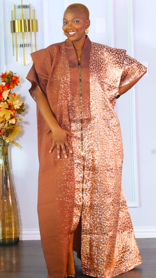 Ire Brocade Jacket bubu with zipper