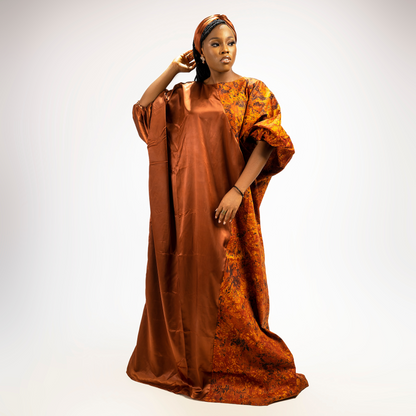 Bolanile African Print Adire Mix Match Caftan Bubu for women