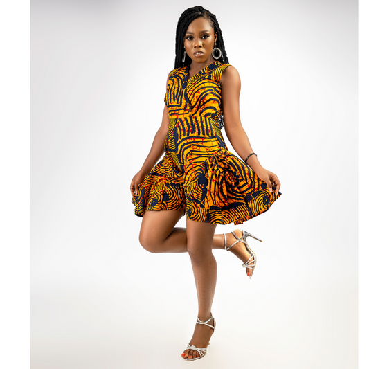 Oluyemi African print Playsuit for women