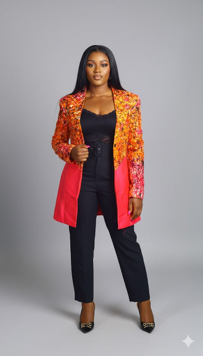 Obehi Ankara women’s blazer Jacket