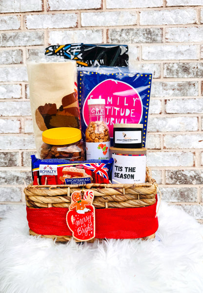 Umoja Afrocentic Family gift basket hamper with tote bag (small)