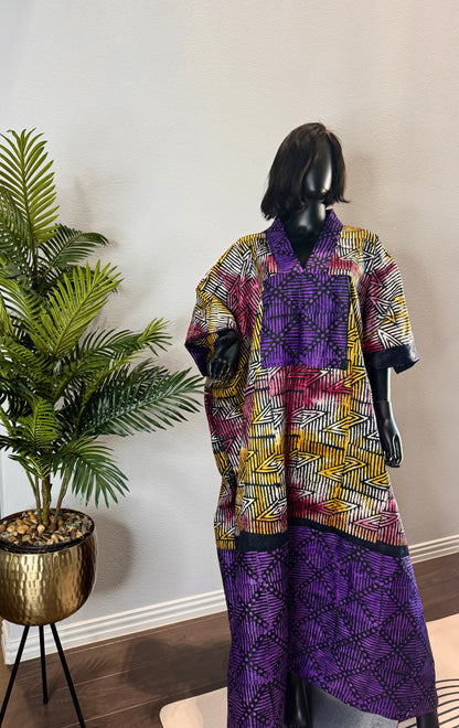 Damola Women’s Adire mix match Bubu