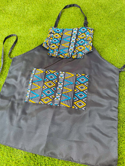 Odunla Mudcloth African print kitchen Apron