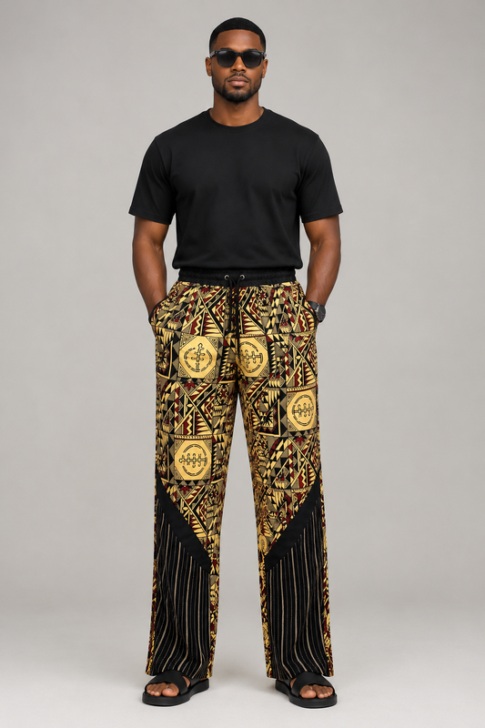 Men's African Print pants - 41 inches