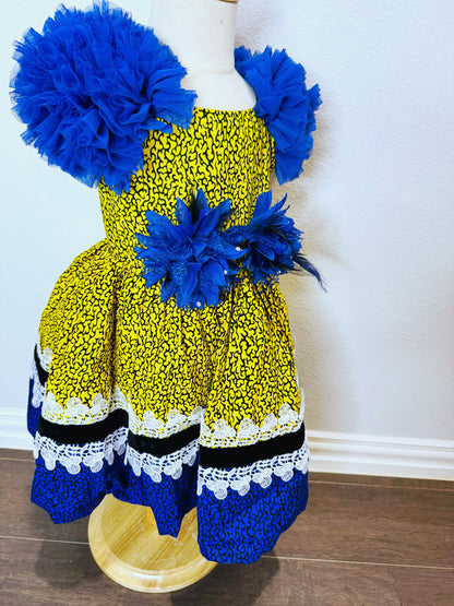 Ewatomi Baby girl African print dress