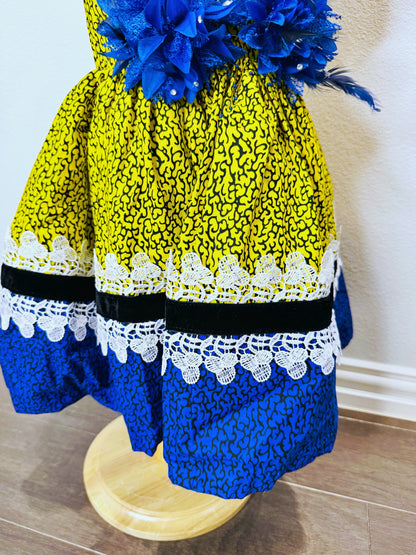 Ewatomi Baby girl African print dress