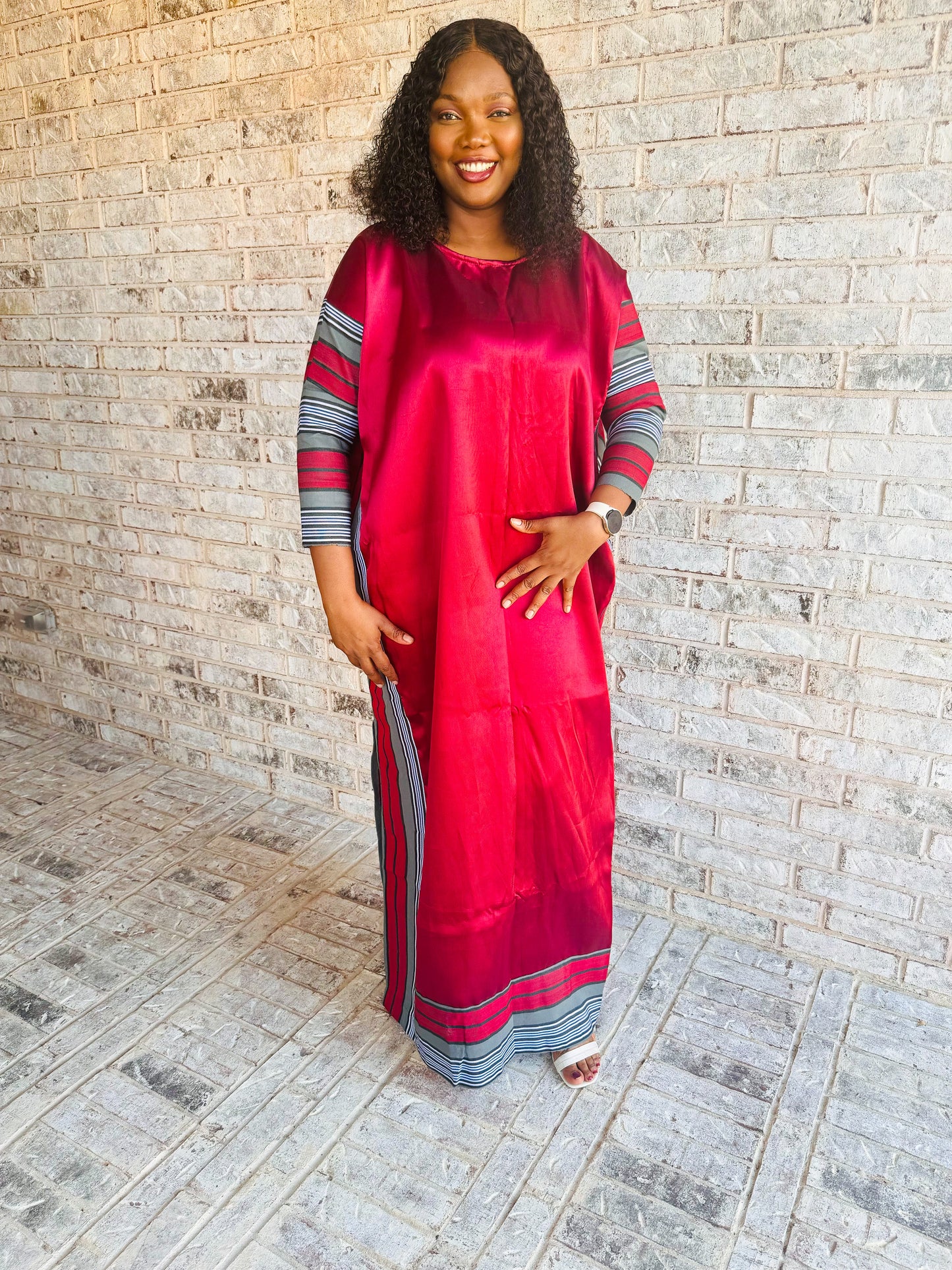 Weni Aso oke women’s Poncho kaftan