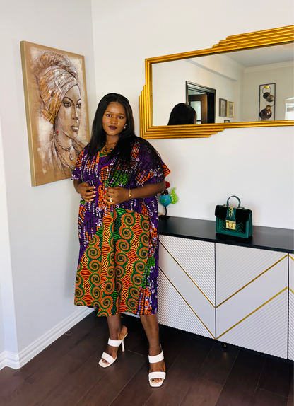 The Anike shift African print Bubu dress