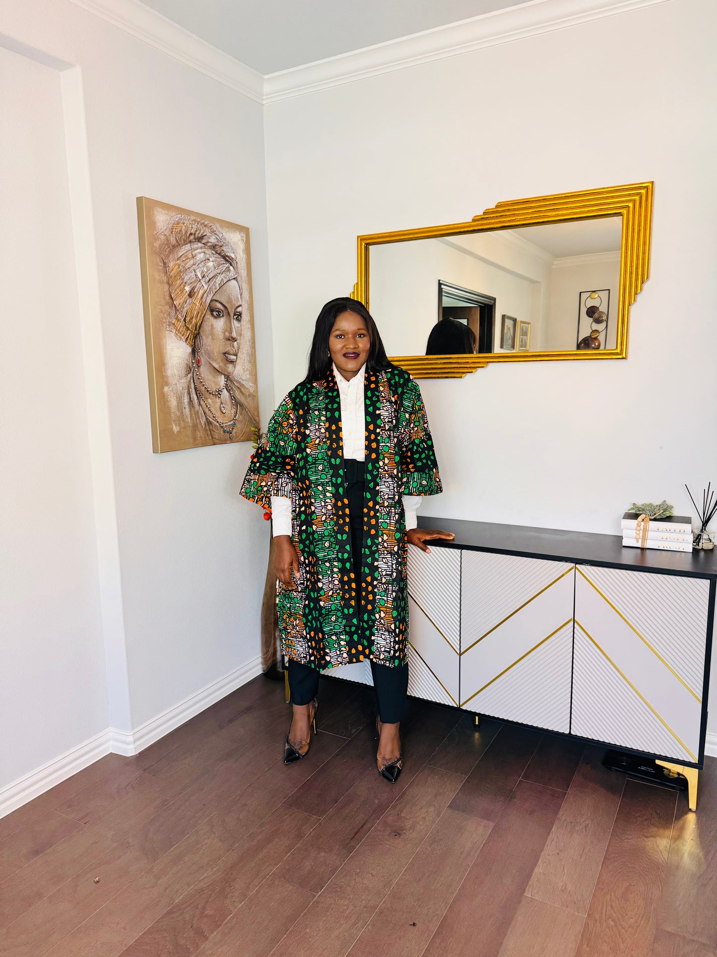 Feranmi African print Kimono set for women