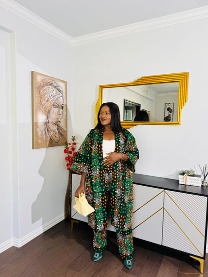 Feranmi African print Kimono set for women