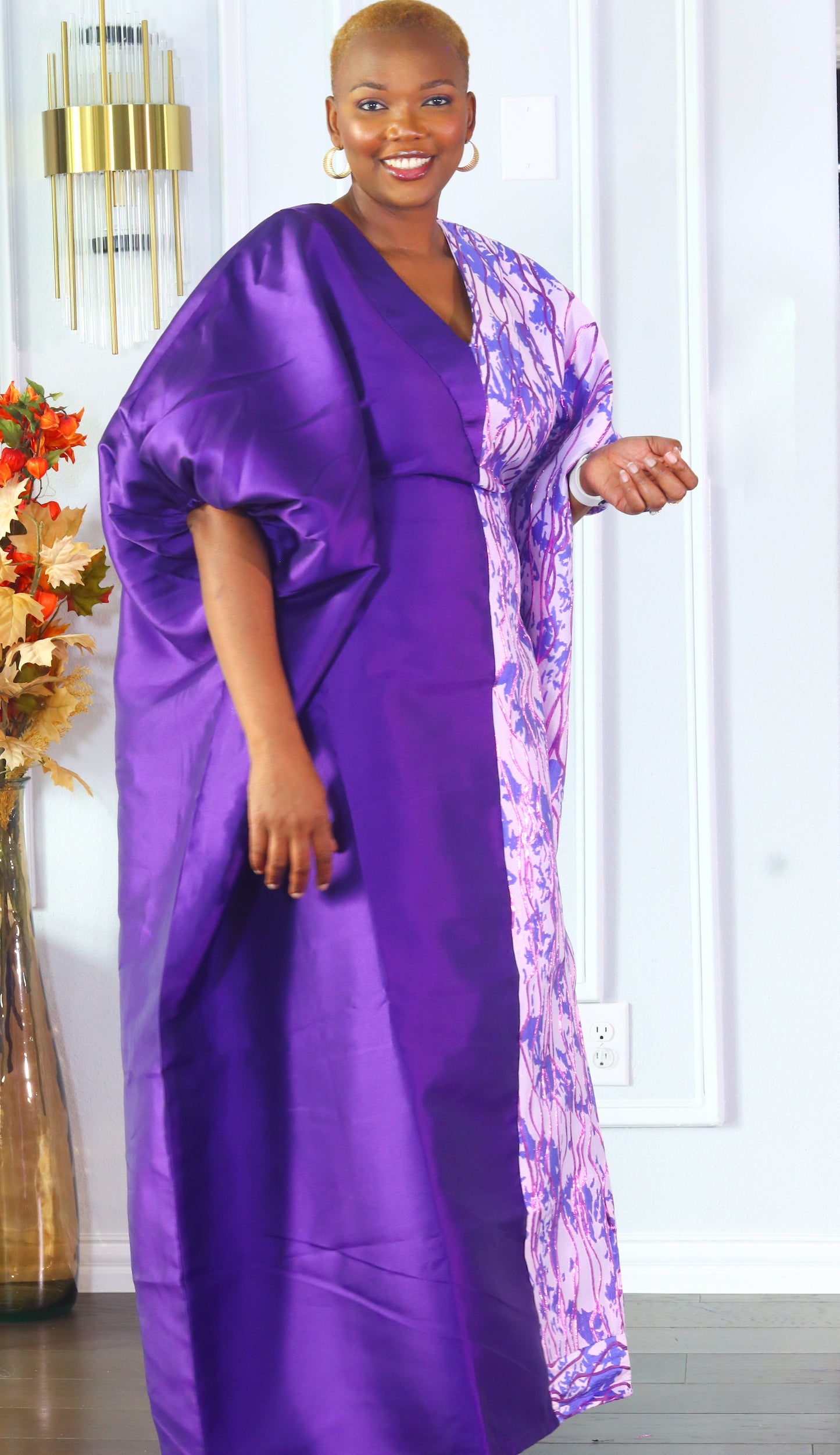 Bukunmi brocade and mikado kaftan bubu