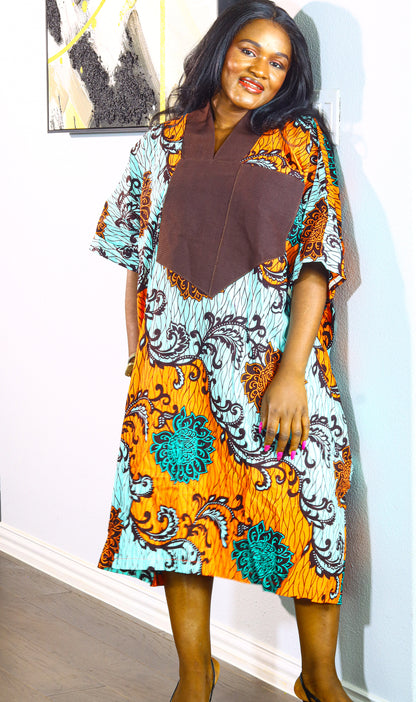 Flowery comfy women Bubu