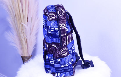 Asake African print mudcloth culture backpack for kids