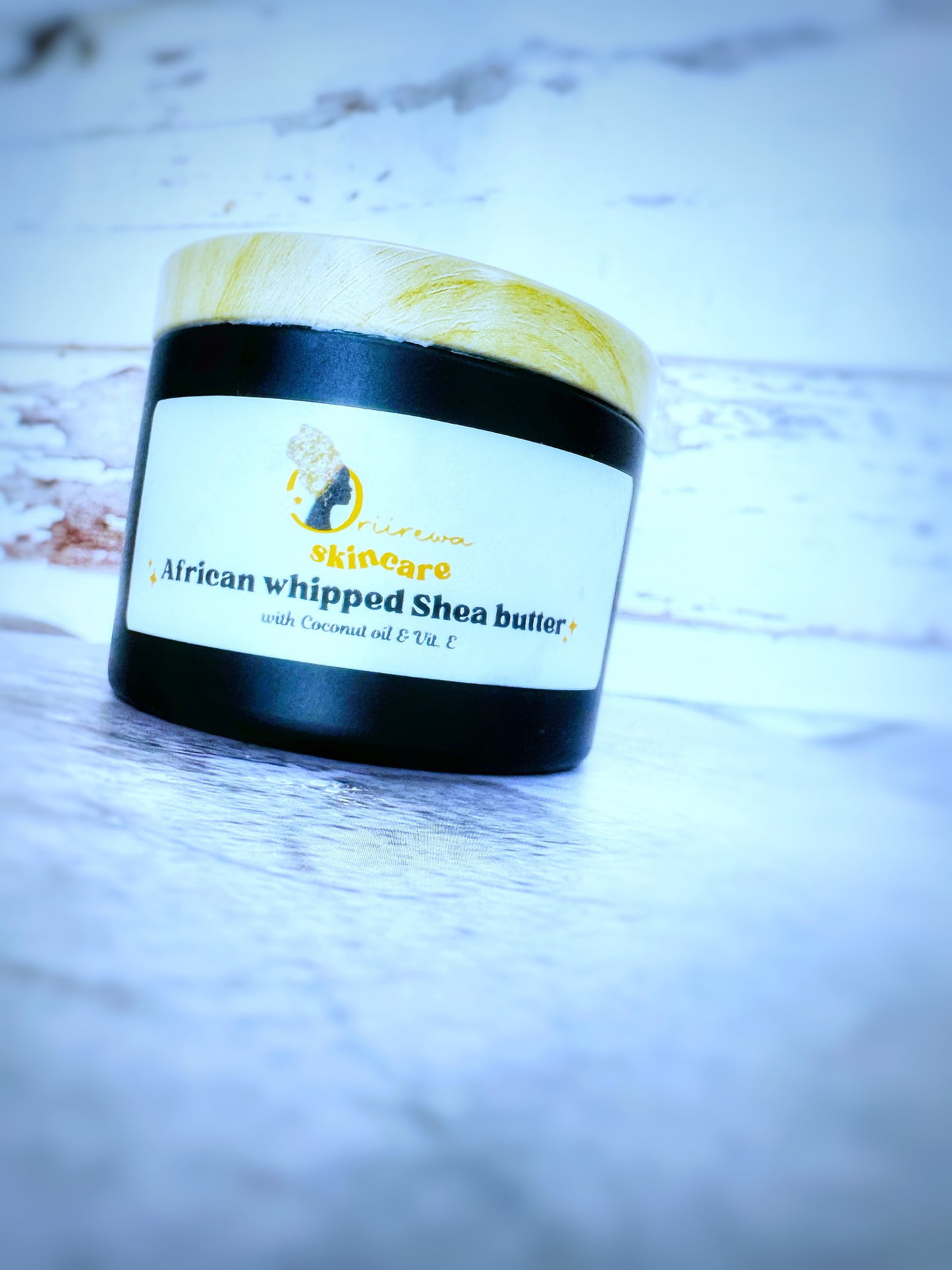 African whipped shea butter with coconut & vit E