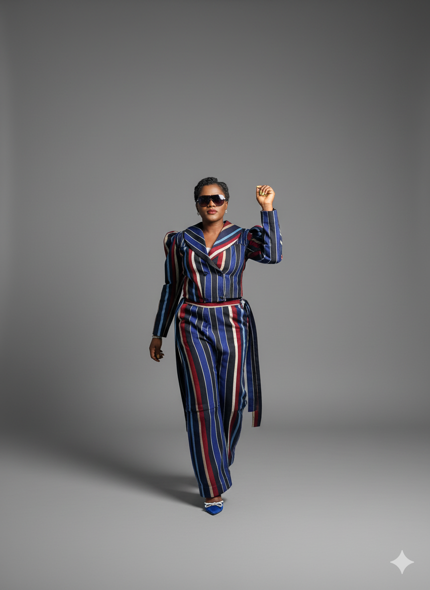 Iruwe Aso oke two piece Jackets and pants