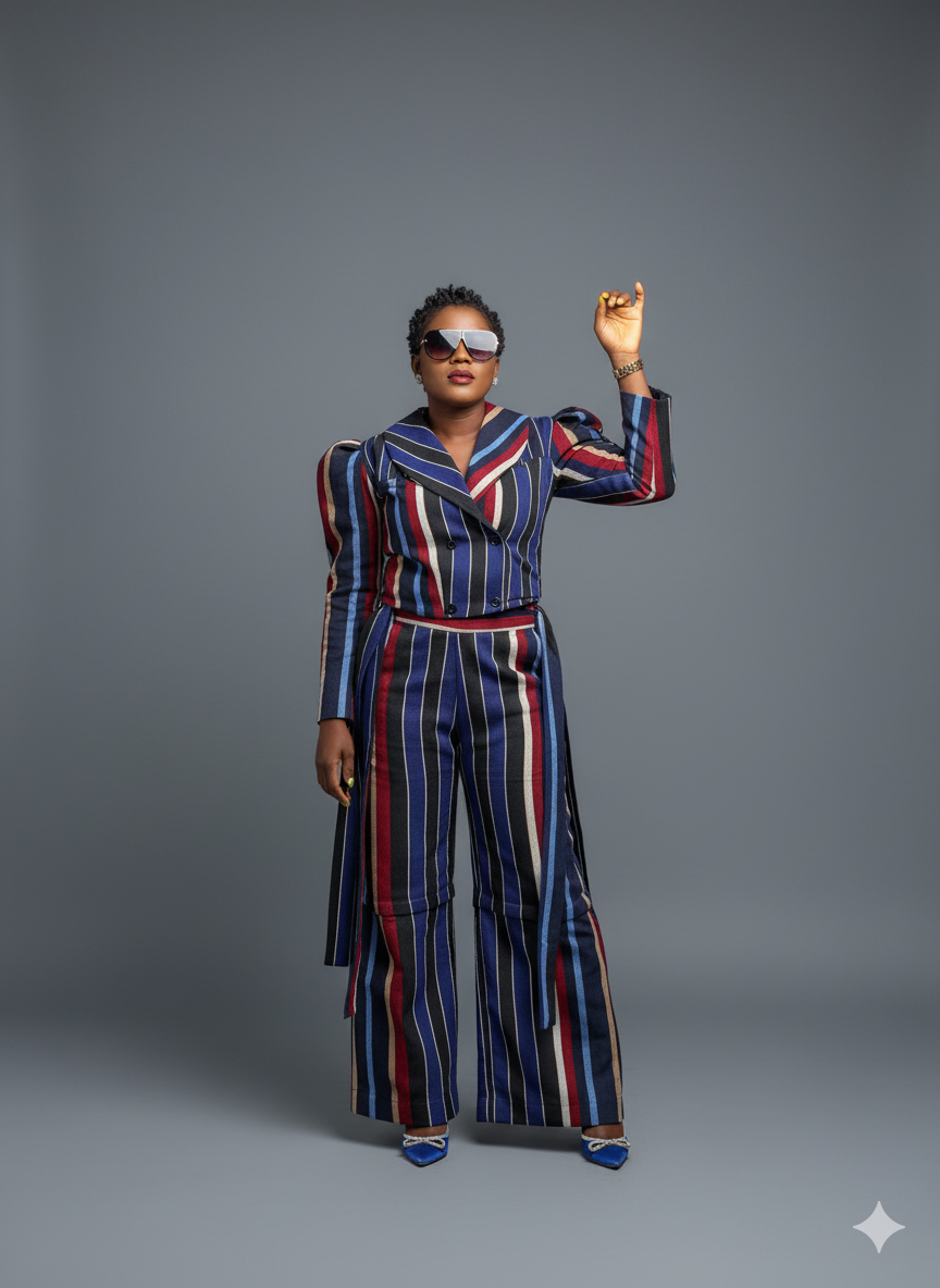 Iruwe Aso oke two piece Jackets and pants