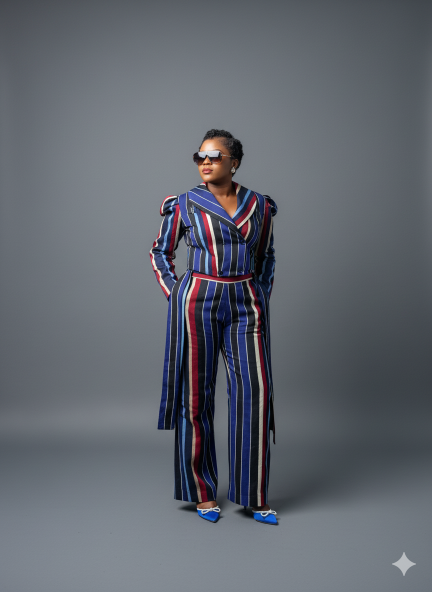 Iruwe Aso oke two piece Jackets and pants