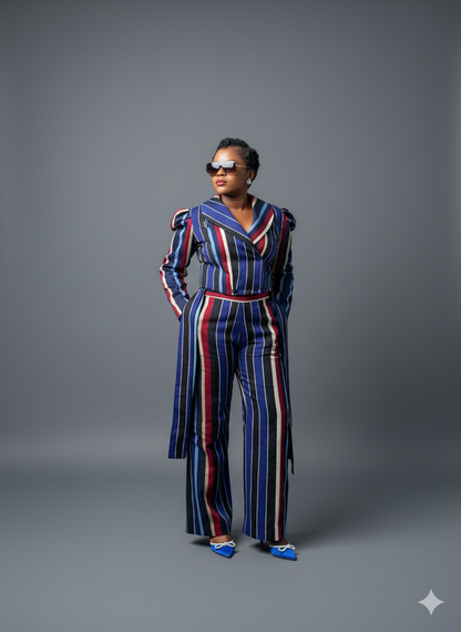 Iruwe Aso oke two piece Jackets and pants