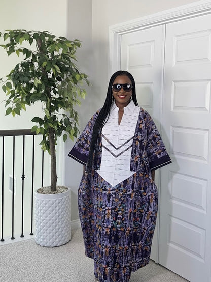 Olukemi Adire Bubu Kaftan