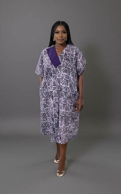 Nnena Adire comfy women kaftan