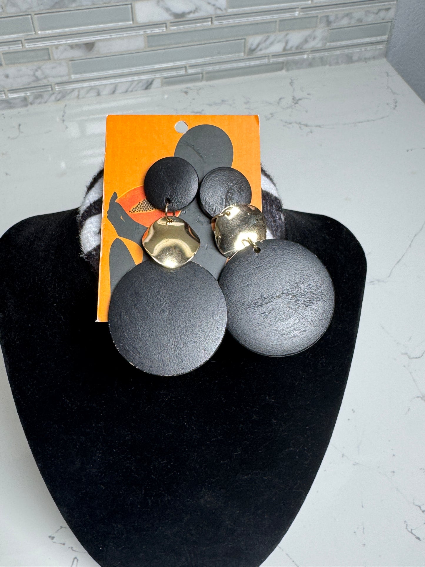 Afrocentric earrings (Black)