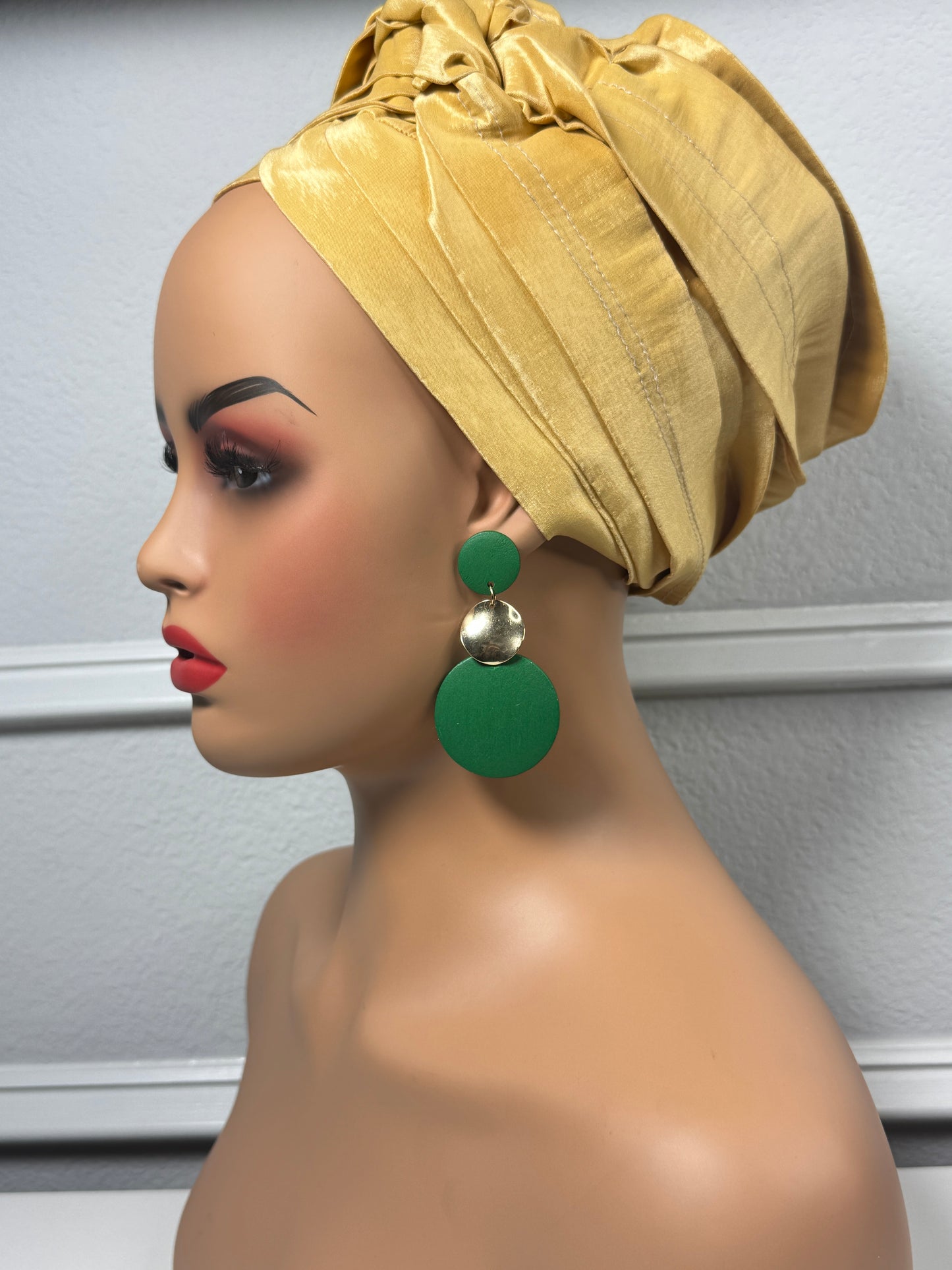 Afrocentric earrings (Green)