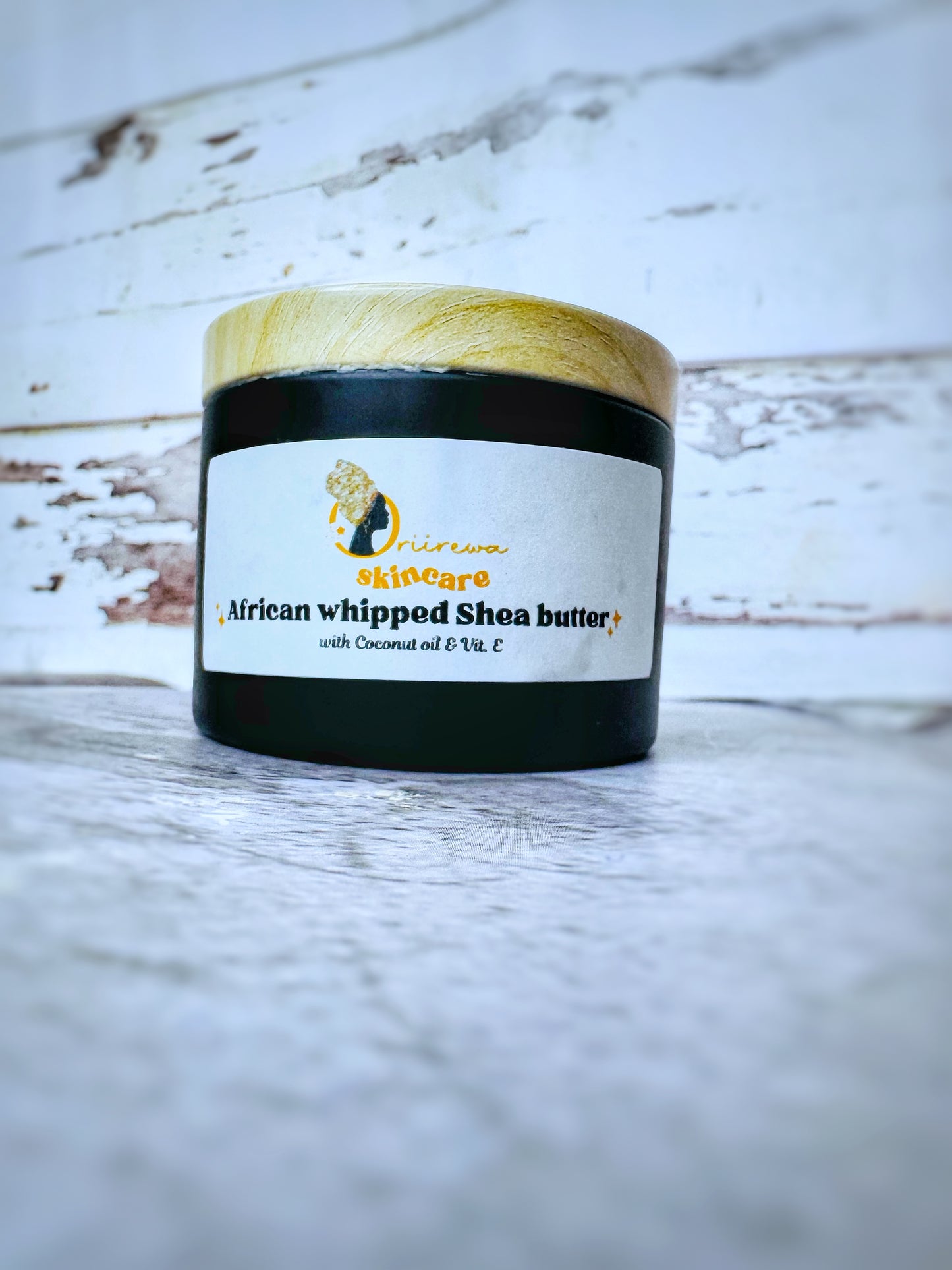 African whipped shea butter with coconut & vit E