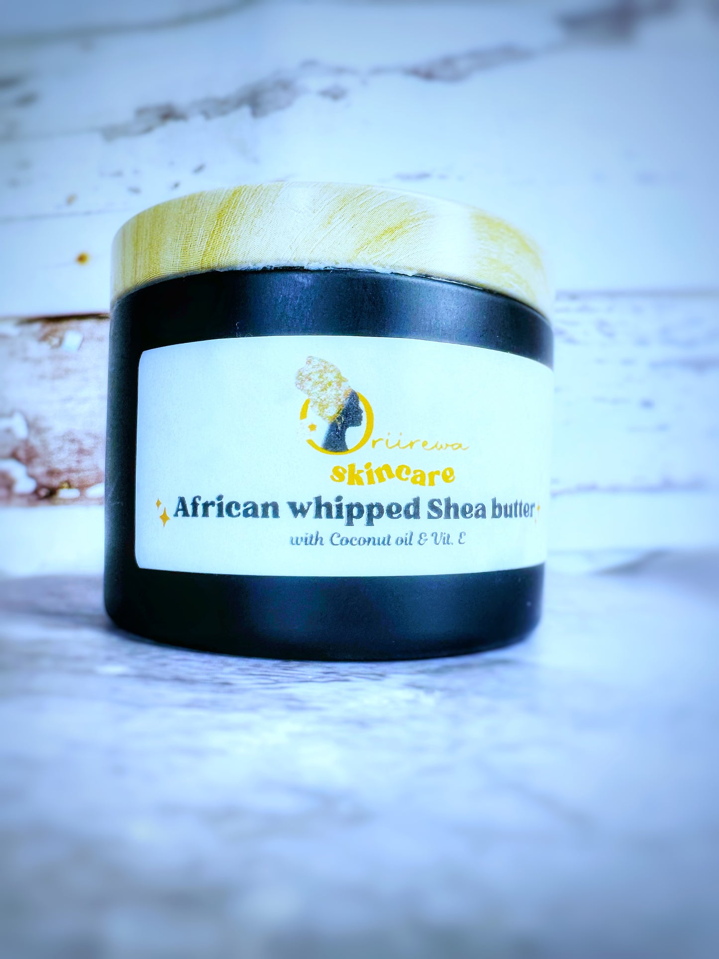 African whipped shea butter with coconut & vit E