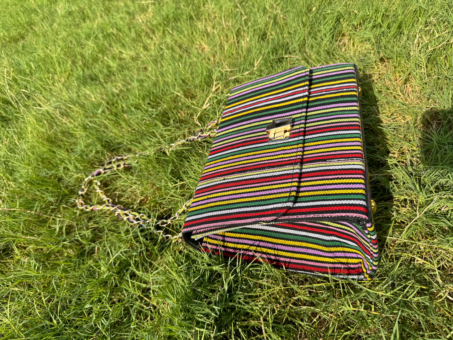 Ewatomi Aso oke African inspired Bag