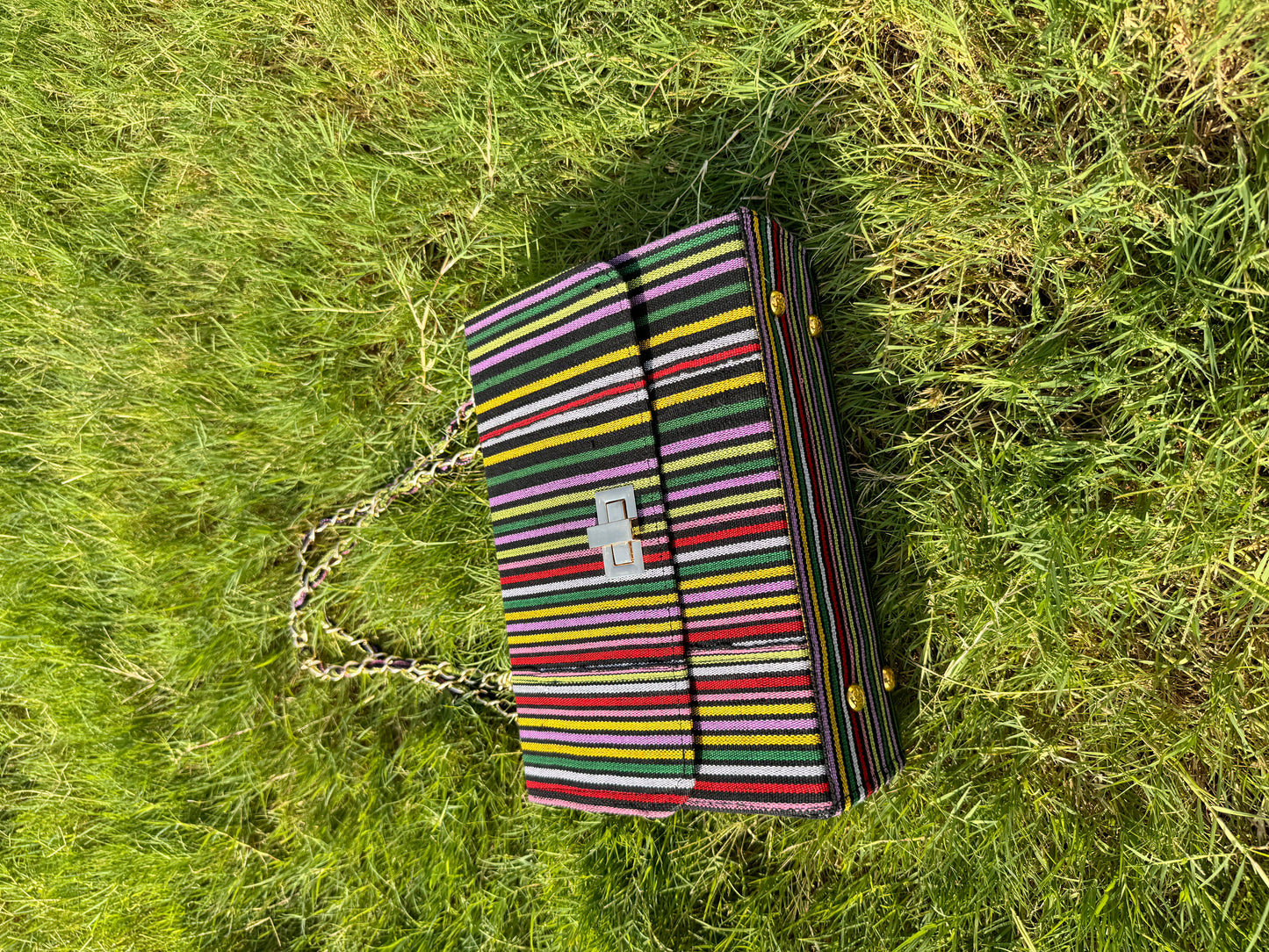 Ewatomi Aso oke African inspired Bag