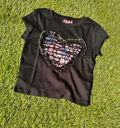 Hearty love Afrocentric shirt for kids