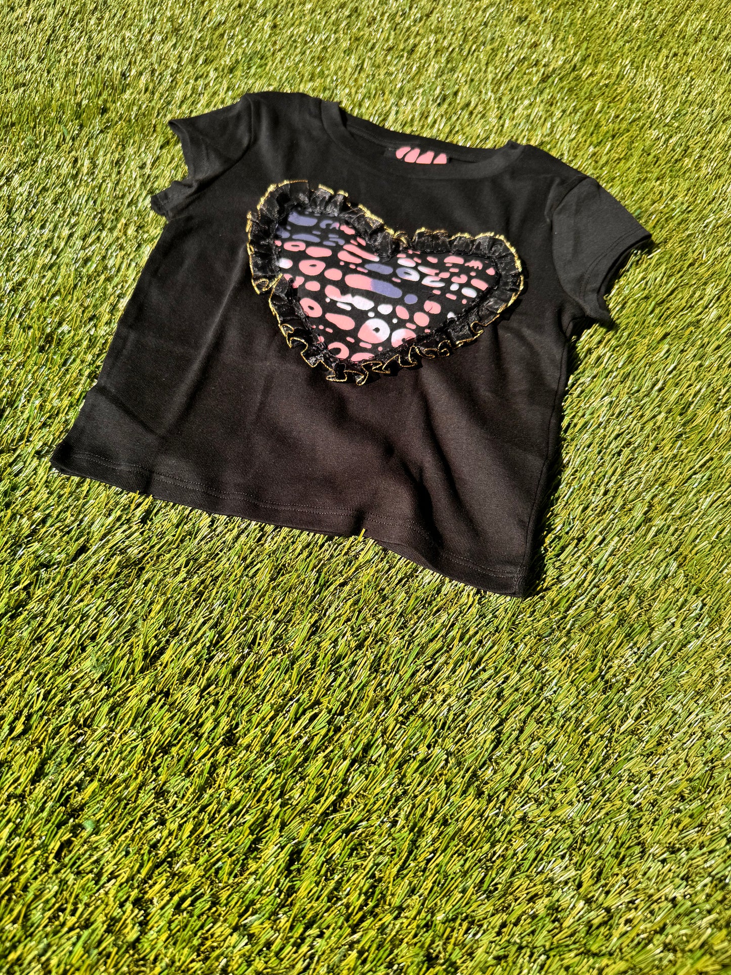 Hearty love Afrocentric shirt for kids