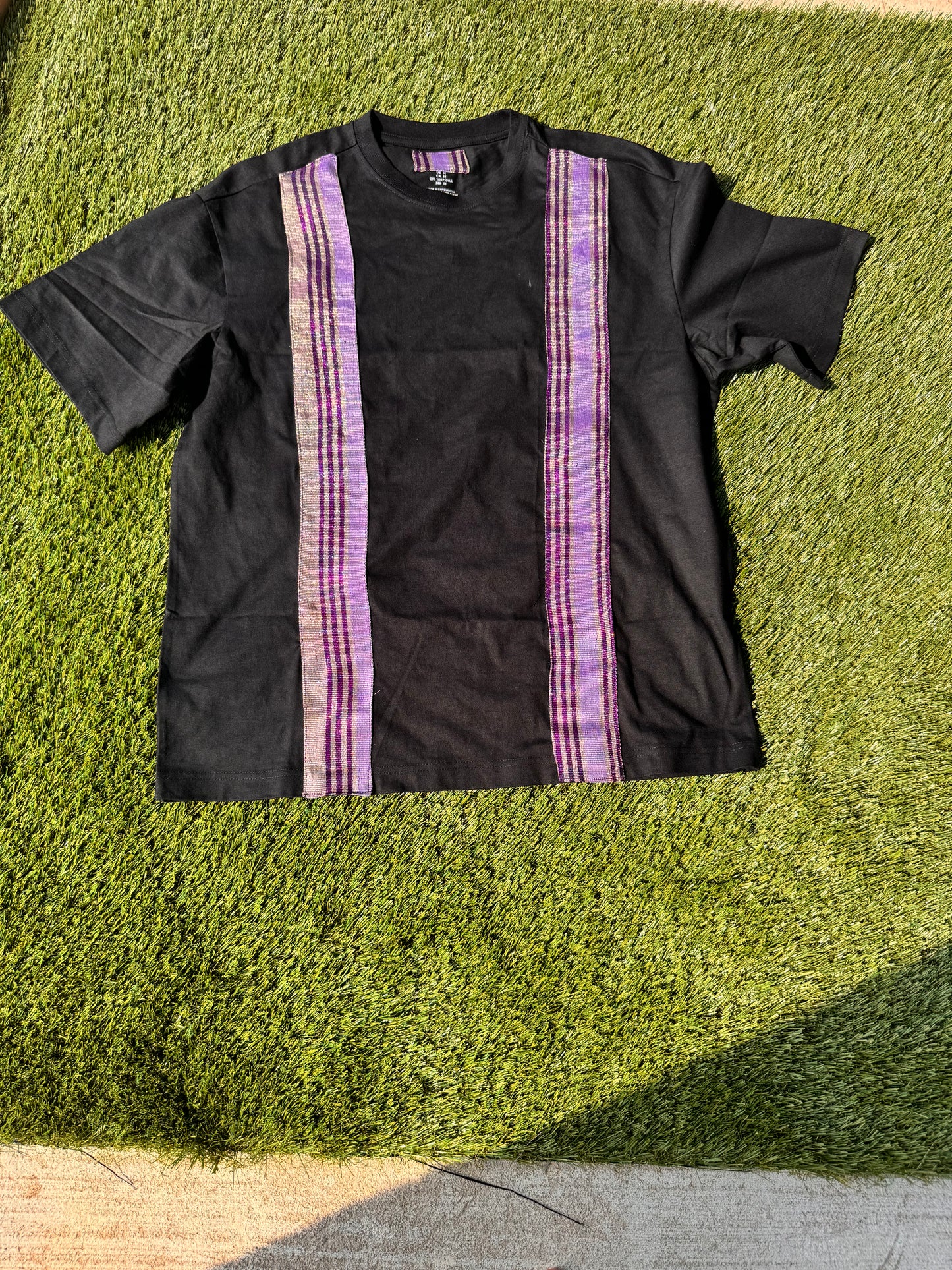 Delight Aso oke cotton afrocentric Tshirt for men